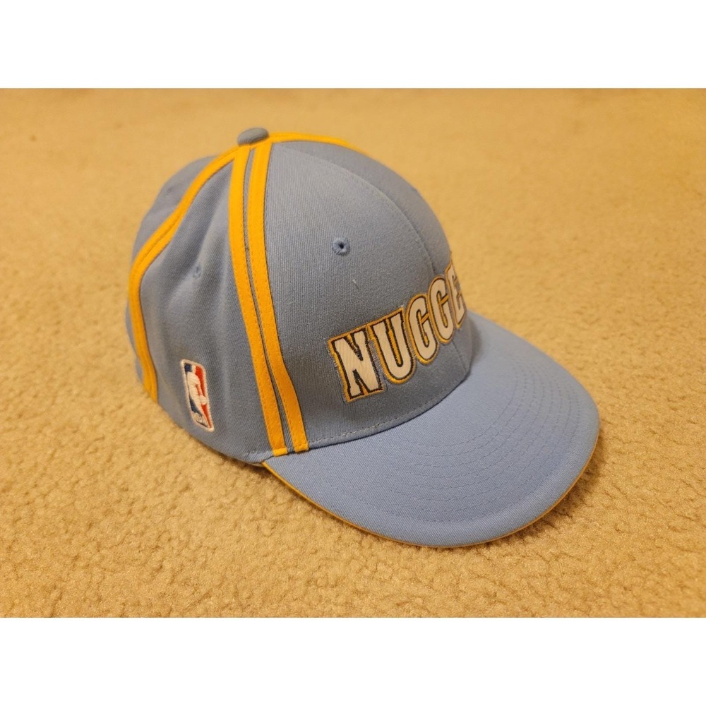 vintage denver nuggets fittedwool hat cap size 7 1/2 deadstock NWT 00s NBA Nike